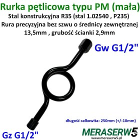rurka P(M)  calowa 2x G1/2